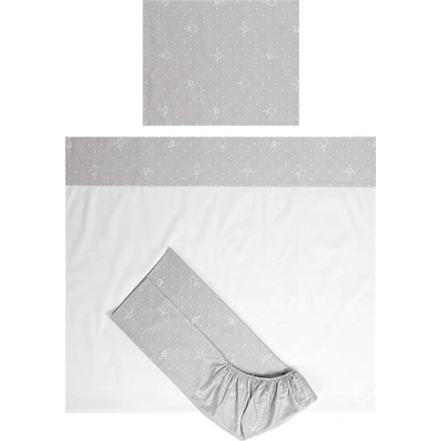 Lorelli Спален комплект Lorelli - Tiny Dream Trio, сив (20801205903)