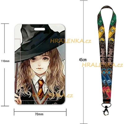 Šňůrka na krk s cedulkou Harry Potter Hermiona