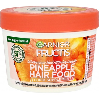 Garnier Fructis Pineapple Hair Food Maska na dlhé vlasy s rozštiepenými končekmi 400 ml