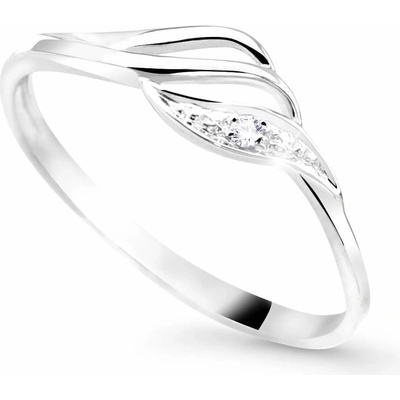Cutie Jewellery Půvabný z bílého zlata se zirkony Z8023 10 X 2