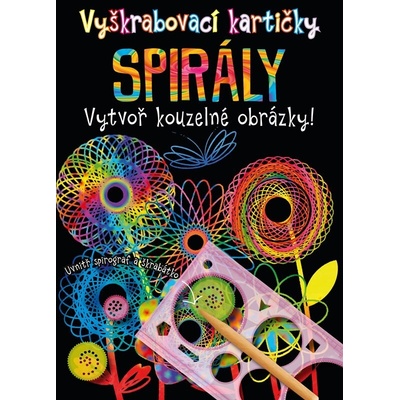 Vyškrabovací kartičky Spirály