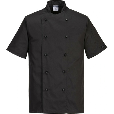 Portwest Kent Chefs C734 krátky rukáv biely XS