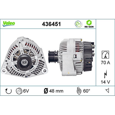 Alternátor VALEO 436451