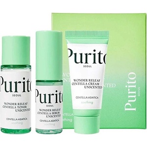 PURITO Wonder Releaf Centella Комплект за пътуване, 3 части