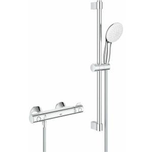 GROHE Термостатичен смесител за душ Grohe Grohtherm 800, гланциран хром, с душ комплект (34565002)