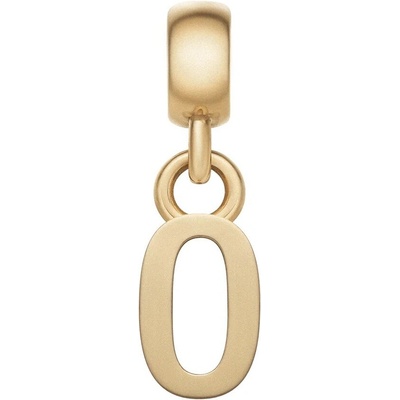 Daniel Wellington Pozlátený prívesok písmeno "O" Charms DW00400498