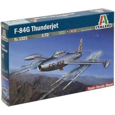ITALERI Model Kit letadlo 1321 F/84G THUNDERJET1:72