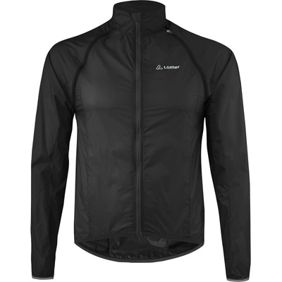 Löffler Мъжко ветрозащитно яке за колоездене Löffler Bike Zip-Off Jacket Windshell Cycling jacket - Black - размер 52 (EU) (051-1420-0114)
