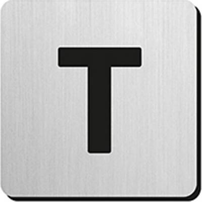 JNF - PIKTOGRAM PÍSMENO "T" - IN.34.300 - 75 mm - nalepovacie NEM - nerez matná | MP-KOVANIA.sk