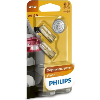 Philips Автомобилни крушки Philips - 12V, W5W, W2.1X9.5d, 2 броя (40421330)