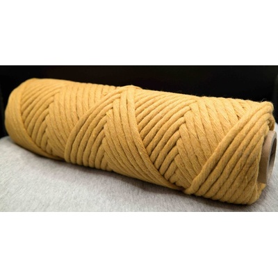 Macrame - okrová - priemer 0,5 cm - návin 50 metrov