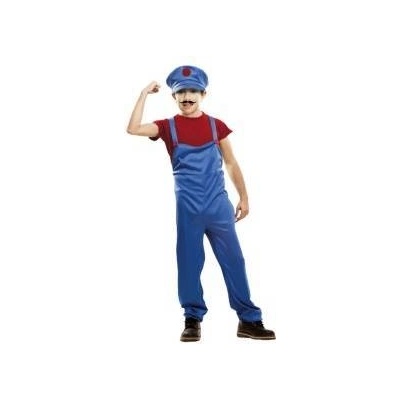 My Other Me Маскировъчен костюм за деца My Other Me Super Водопроводчик Червен (3 Части) Размер 5-6 години