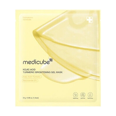 Medicube Kojic Acid Turmeric Brightening Gel Mask - Почистваща маска с койева киселина и куркума 28г/1бр