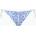 Tommy Hilfiger Cheeky String Side Tie Print флорално райе синьо заклинание долна част на бански костюм