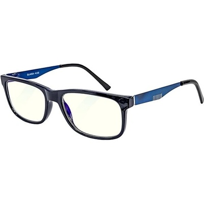 GLASSA Blue Light Blocking Glasses PCG 02, dioptrie: +3.00 modrá – Zboží Živě