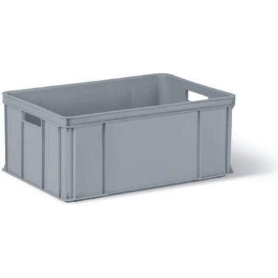 Přepravka na maso 250 HDPE, 60x40x25,0cm, ORIG. 30kg, šedá
