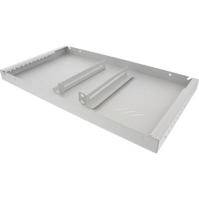 Triton Polička s perforací 1U/450mm, max.nosnost 80kg, RAB-UP-450-A4