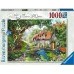 Ravensburger Puzzle 1000 Road among a hill of flowers