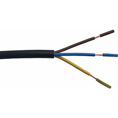 Tekaben H03VV-F 3x 0,75 mm² černý 10 m