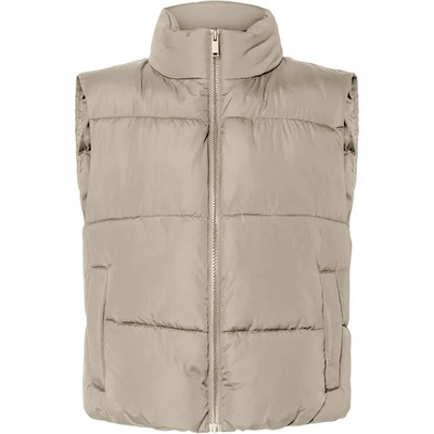 PIECES Потник Pieces Bee New vest - Beige (Silver Mink)