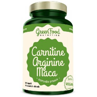 GreenFood Carnitin Arginin Maca 90 kapslí