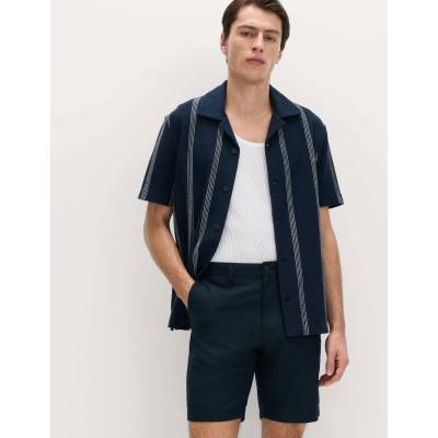Marks & Spencer Чино шорти от лнена смес Marks & Spencer военноморско синьо Marks & Spencer | Sin | МЪЖЕ | 30 MID