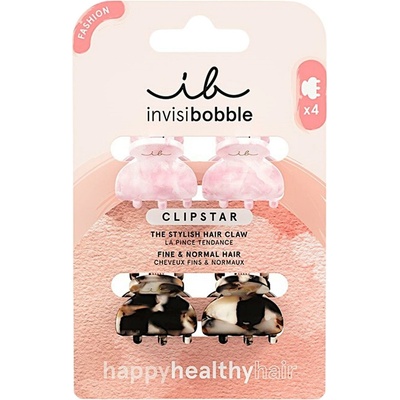 invisibobble Clipstar Petit Four štipce na vlasy 4 ks