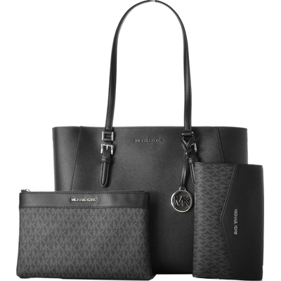 Michael Kors dámská kožená kabelka 3 v 1 35R3SCFT3T Black