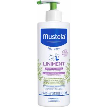 Mustela Почистващо бебешко мляко при смяна на пелени Mustela - Liniment, 400 ml