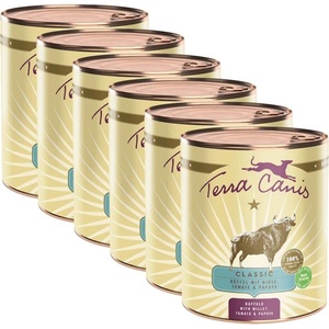 Terra Canis Бивол с просо, домати и папая 6 x 800 г