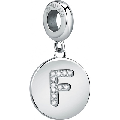 Morellato Oceľový prívesok písmeno "F" Drops SCZ1159
