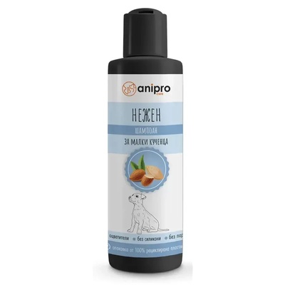 Anipro аnipro Шампоан за малки кучета и котки с бадемово масло 200gr