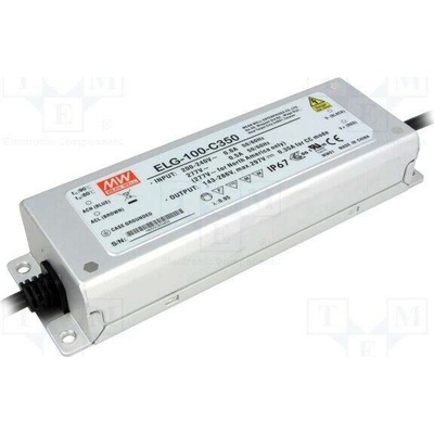 MEAN WELL ELG-100-C1400 Napájecí zdroj: spínaný; LED; 100,8W; 35÷72VDC; 1400mA; 180÷295VAC