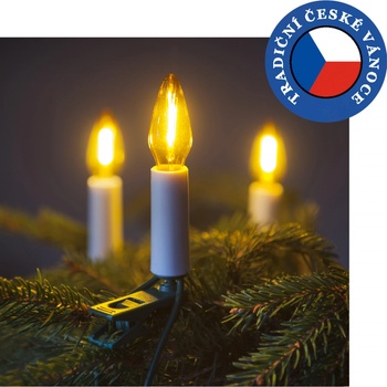 Souprava Felicia LED FILAMENT žlutá SV-16 16 žárovek FILAMENT 14V 0,2W