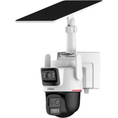 IP камера Dahua IPC-PTS2649C-3E3Z-4GB20, куполна PT (Pan/Tilt) камера, 3+3Mpix(2304x1296@30fps), 2.8/3.6/8.4mm обектив, Smart H. 265+, IR осветление (до 50m), външна IP66, microSD слот до 512GB, соларе (IPC-PTS2649C-3E3Z-4GB20)