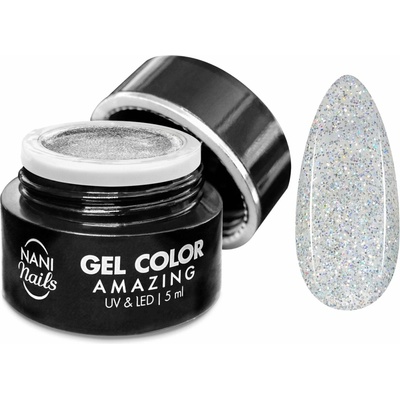 NANI UV gél Amazing Line Milk Silver 5 ml