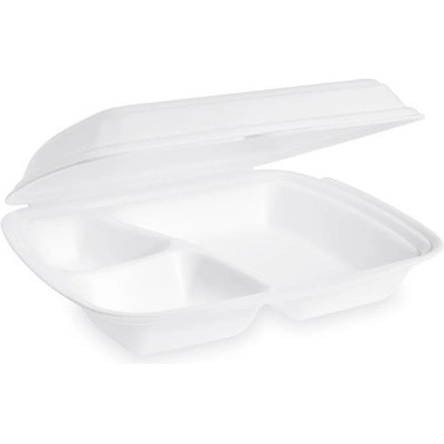 Menu box 3 dielny biely 241x207x69 mm, 100030415