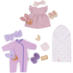 Battat Комплект аксесоари за кукла Battat - Lulla Baby, Дрехи за момичета, 11 части (BTLBY7670)