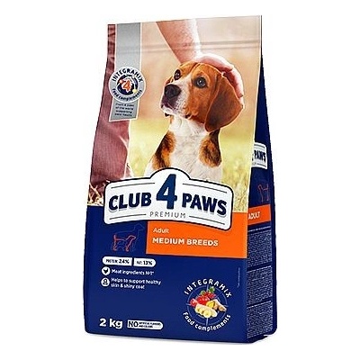 Club4Paws Premium for adult dogs medium breeds 14 kg