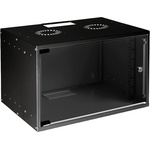 Mirsan Комуникационен шкаф Mirsan MR. SOH07U30DE. 01, 7U, 535 x 300 x 350 mm, D=300 мм, черен (MR.SOH07U30DE.01)