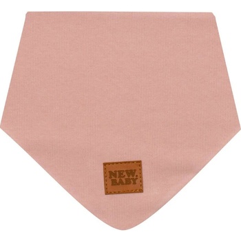 New Baby bavlnená šatka na krk Favorite hnedá