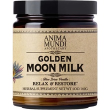 Anima Mundi Golden Moon Milk Zlaté mléko modrý lotus a pravá vanilka prášek 142 g