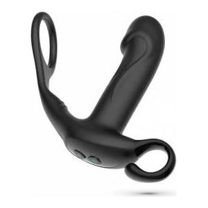 Boss of Toys Crushious Magoo Black - Vibrating Thrusting Intimate System with Ring & Remote
