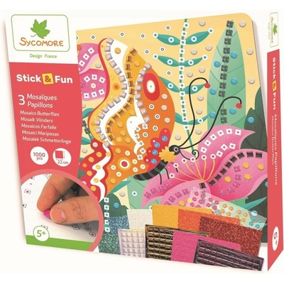 Sycomore mozaika MOTÝL 3 ks