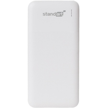 Standart PB67 10000 mAh преносим зарядно устройство, бяло (PB67 White)