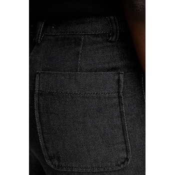 Sessun Панталон Sessun в сиво с широка каройка, с висока талия 23107000 (23107000)