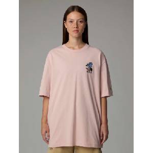 The North Face Тениска u ss mountain cleanup oversized tee (nf0a8c4dlk61)