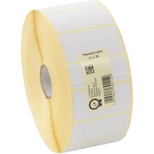 Brother LDE1E026051127P, 51 мм x 26 мм, оригинални бели хартиени етикети, 3000 етикета (LDE1E026051127P)