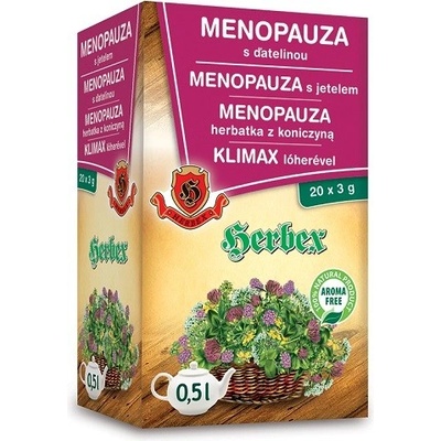 HERBEX Menopauza s jetelem 20 x 3 g
