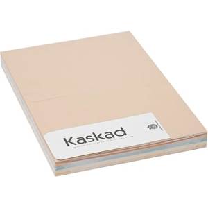 KASKAD Декоративен картон kaskad a/4 2 страници 160 г пастелни смесени цветове 5х25 листа 621100 (k16) (621100 (k16))
